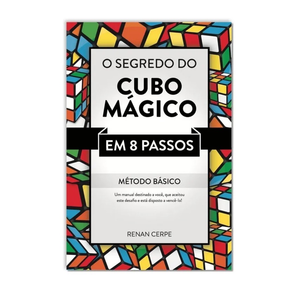 Livro O Segredo do Cubo Mágico em 8 Passos Cuber Brasil