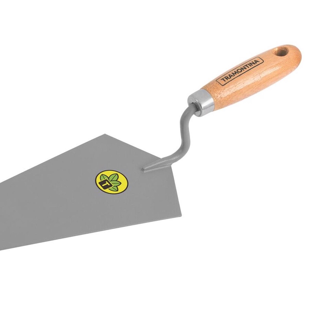 Detalhes do Colher de Pedreiro Com Cabo em Madeira 10'' (77350/105) - Tramontina