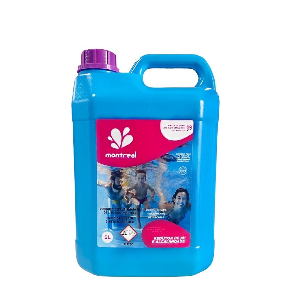 Montreal Piscina Redutor de PH e Alcalinidade 5L