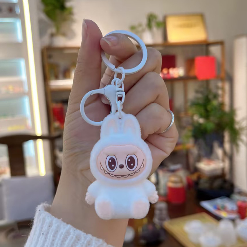 Bonito cartoon labu keychain alto valor para meninas labu pingente de borracha macia pinge...
