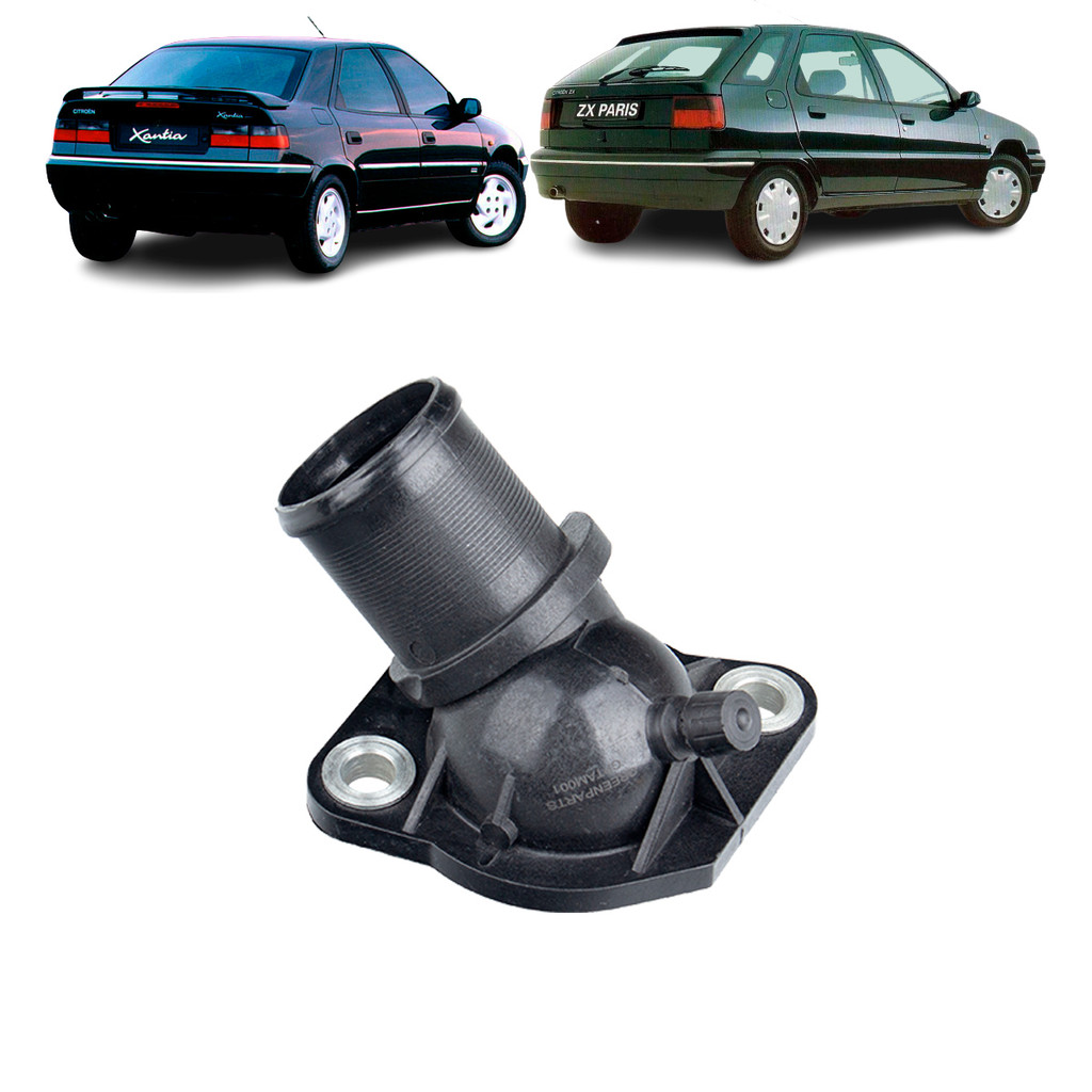 CARCAÇA/FLANGE VÁLVULA TERMOSTÁTICA CITROËN XANTIA 1.6 1.8 2.0 - 1993 A 2002 XSARA 1.8 - 1997 A 2000 em Oferta na Shopee