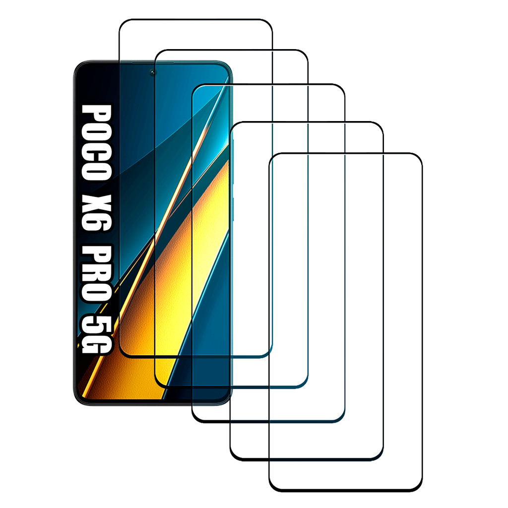 KIT para Xiaomi Poco X6 Pro - Películas de Vidro 3D