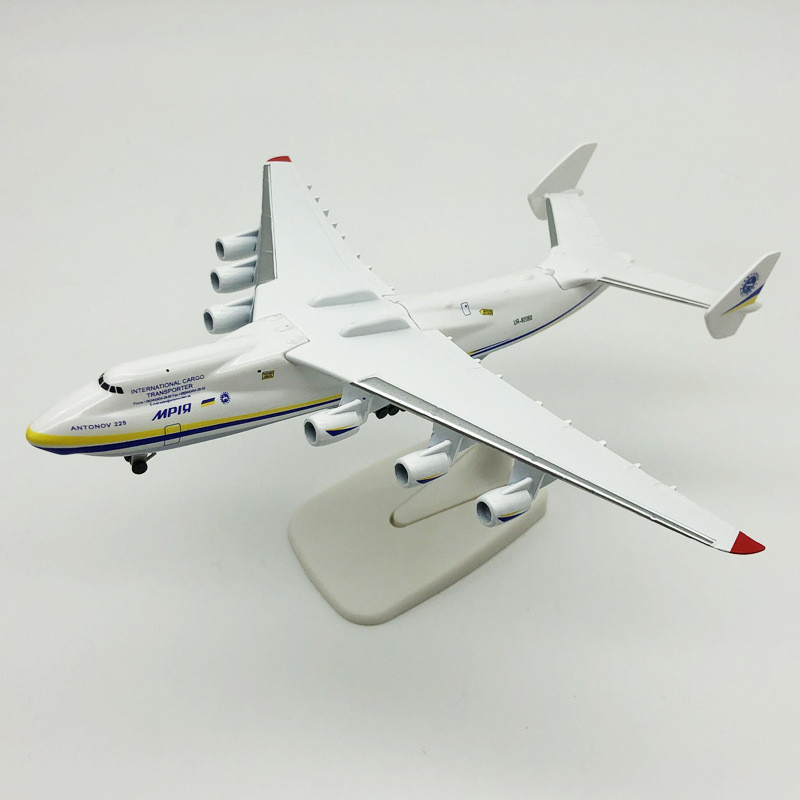 20cm destacável modelo de avião de metal Antonov AN225 avião de transporte menino presente