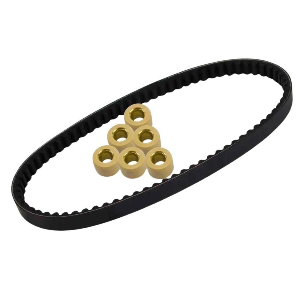 Correia Lead 110 Transmissão + Roletes Embreagem Cor Preto