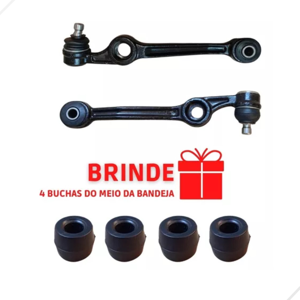 PAR BANDEJA DIREITA ESQUERDA + KIT BUCHAS D BRINDE LIFAN 320