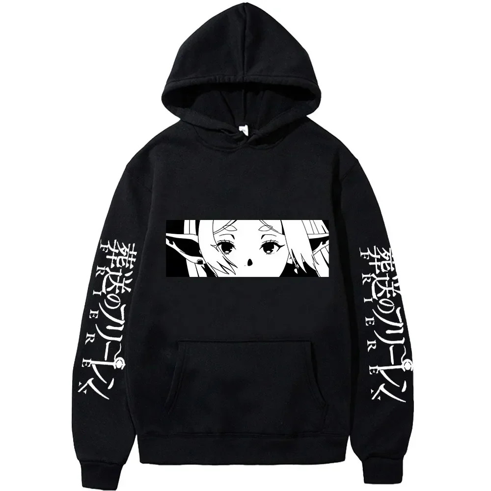 Blusa de Moletom Frieren Olhar Tira Streetwear  Premium Casaco Vintage Flanelado Quentinho Lançamento - Envio Imediato!