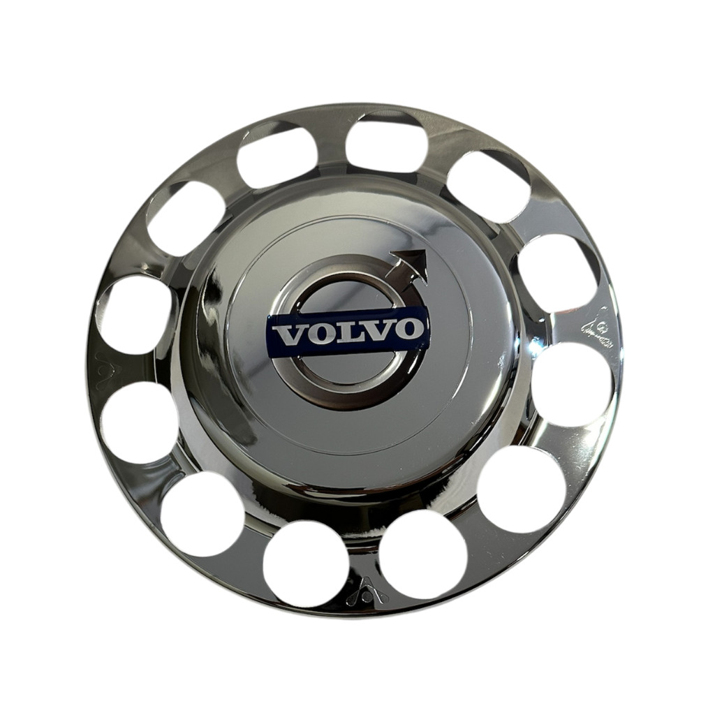 Sobre Tampa Cromada Cubo Volvo Com Emblema em Oferta na Shopee