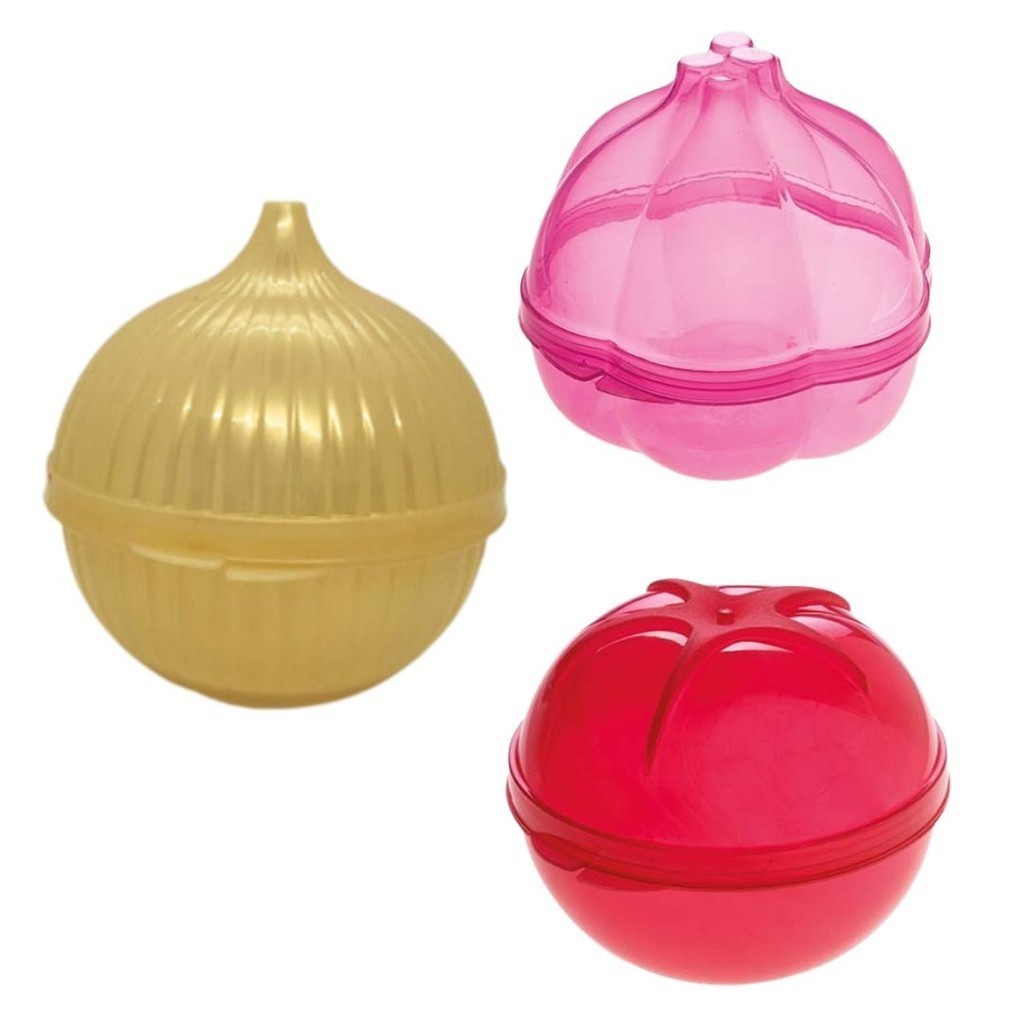 Porta Cebola, Alho, Tomate, Organização Geladeira Temperos Armazenamento Cozinha Potes Condimento metades em Oferta na Shopee