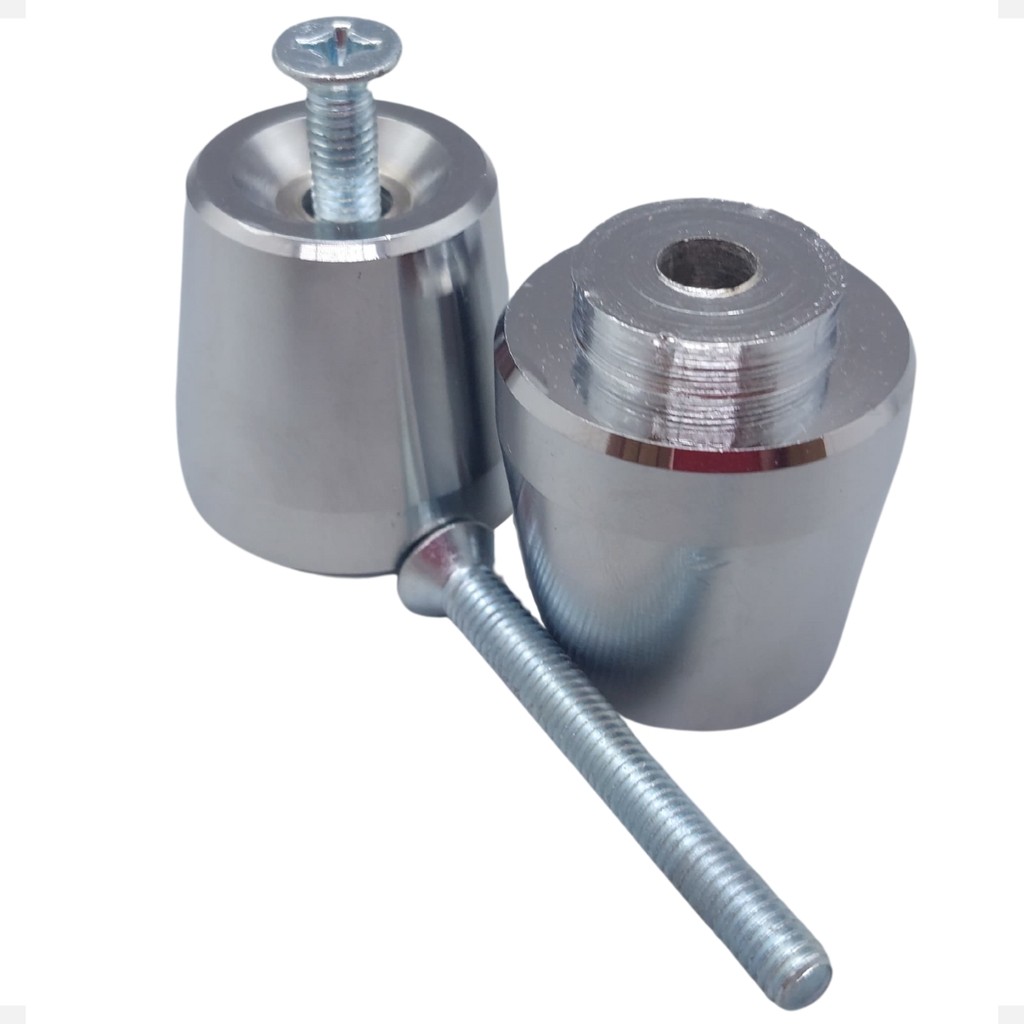 Peso Pesinho De Guidão Pcx 150 Cromada Par Para Titan Fan Start Cg Cargo 125 150 160 Biz Pop 100 110 — imagem 2 de 2