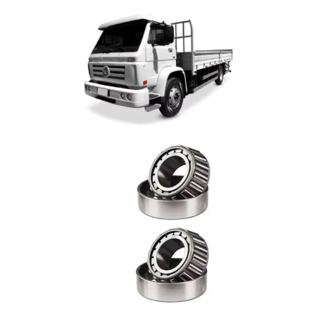 2 Rolamento Lateral Caixa Satelit Vw 16170 16210 17220 24220