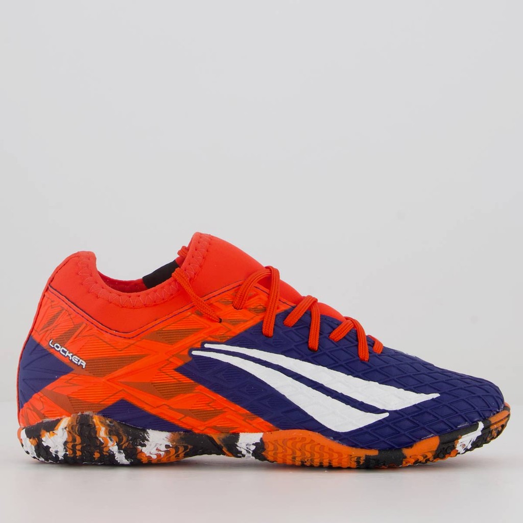 Chuteira Penalty RX Locker Y-3 Futsal Juvenil Vermelha e Marinho em Oferta na Shopee