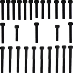 Kit parafusos aço liga tampa motor lateral esquerda+direita CB300R 2009 a 2015 XRE300 2010 em diante cb300 xre300 Honda