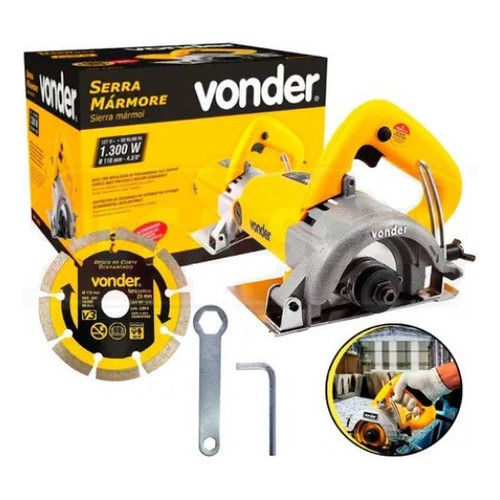 Serra Mármore Tipo Makita Vonder Smv1300s Madeira Concreto V · foto 2