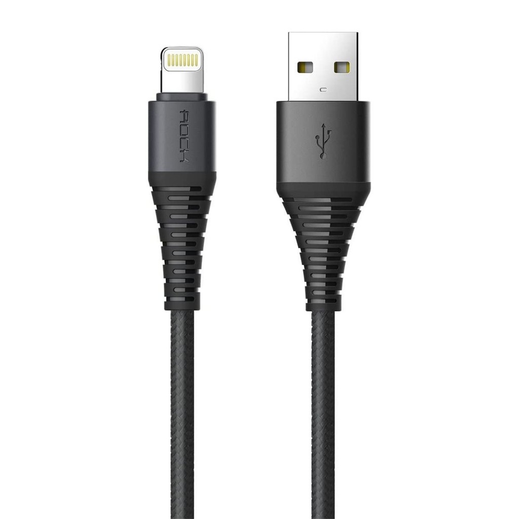 Cabo iPhone USB Lightning Rock Nylon Kevlar 120cm iPhone 6, Plus 7, 8 Plus, X, XS, XR, iPhone 11 Pro