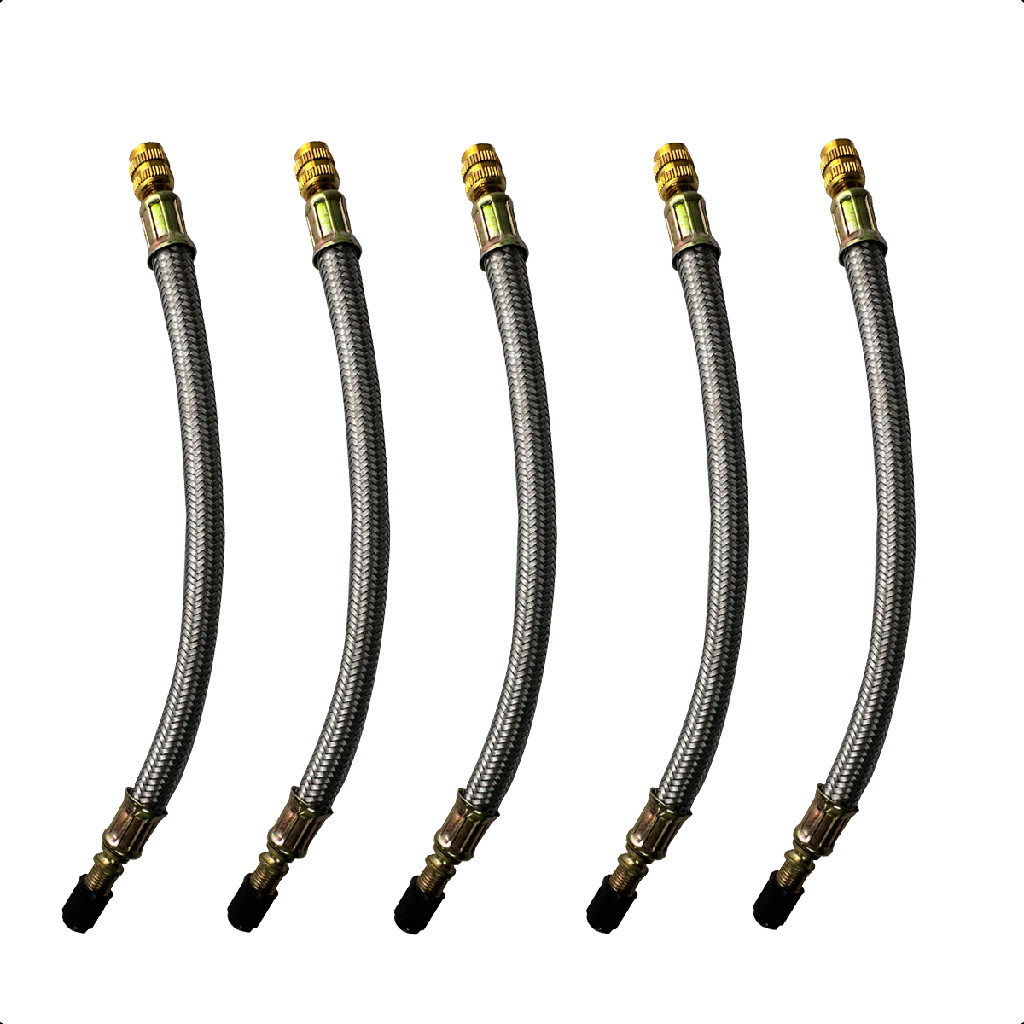 Kit 5 Prolongador Malha de Aço P/ Pneu Caminhao/Onibus 210MM