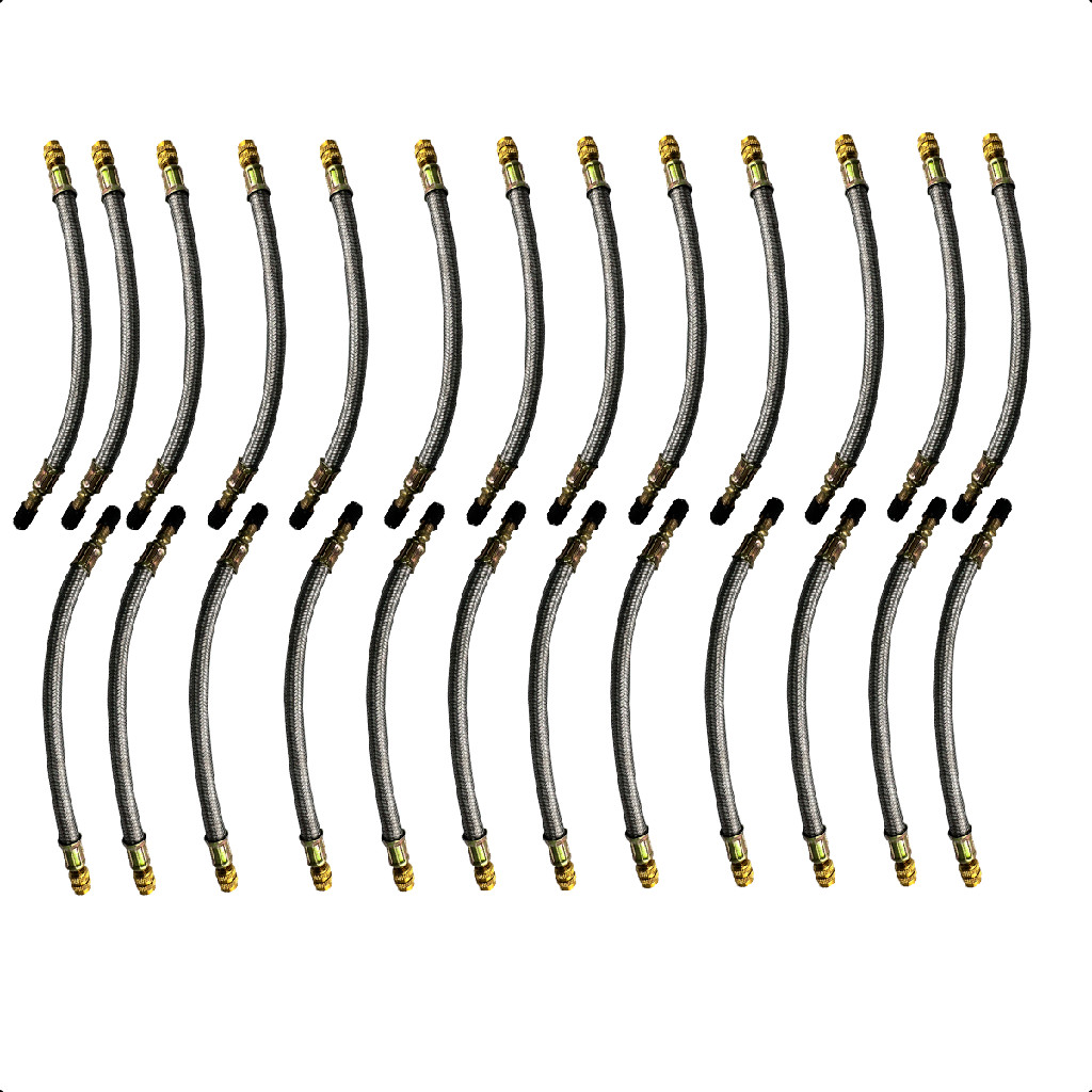 Kit 25 Prolongador Malha de Aço P Pneu Caminhao/Onibus 210MM