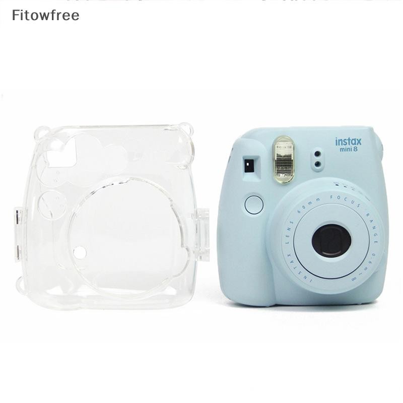 FITOW Fujifilm Instax 8/8 + 9 Filme Câmera Transparente Capa Dura Bolsa FE