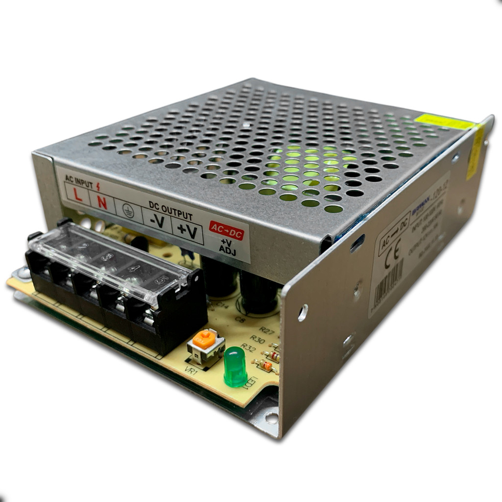 Fonte de Alimentação Chaveada Briwax 15 Amperes 12 Volts Bivolt Automático CFTV e Audio Carro