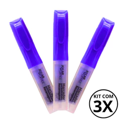 KIT COM 3 MARCADOR DE QUADRO BRANCO RECARREGÁVEL COM REFIL - JOCAR