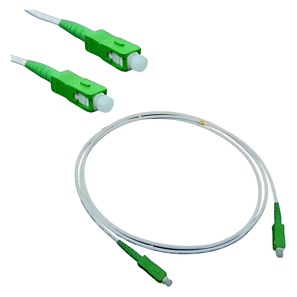 12 UNIDADES Cordão Óptico LSZH 3mm SX SM SC/APC-SC/APC 1.5m