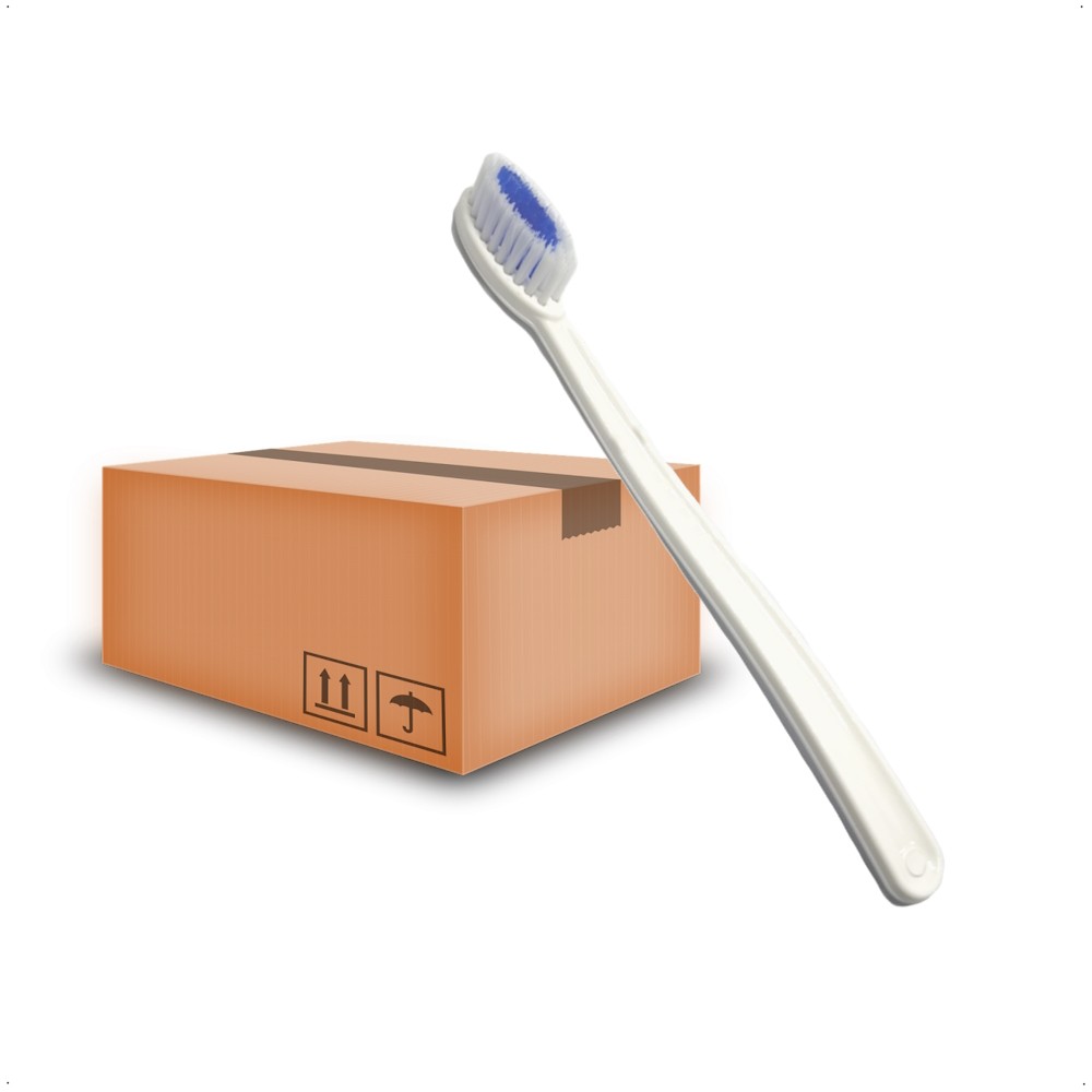 100 Escova Dental Granel Premium Cerda Mista Hotel Motel Pet