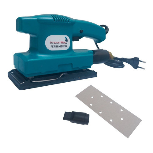Lixadeira Orbital 250W Importway Cabo 1,7m Lixamento Madeira Acabamento Elétrica 10000rpm em Oferta na Shopee