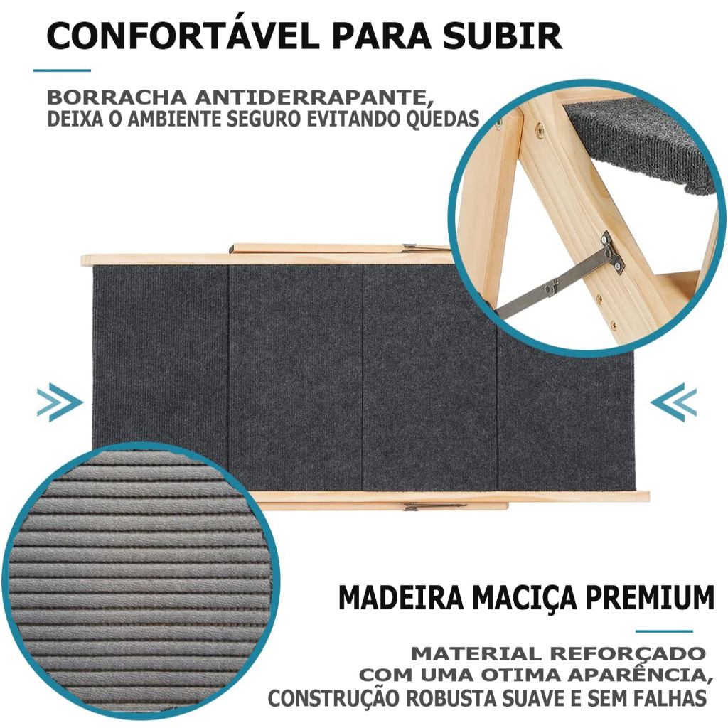 Rampinha para Animais Domésticos - Escada para Pet