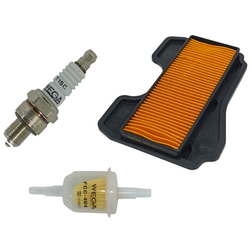 Kit Vela Filtro Combustível Ar Crypton 115 2010 2011 2012 2013 2014 2015 2016 em Oferta na Shopee