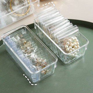 50 Pcs Saco De Jóias Transparente Anti Oxidação Brincos Colar Manual Saco De Armazenament…