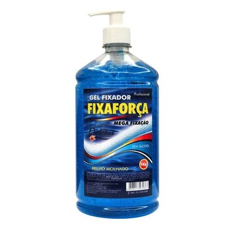 Gel Capilar FixaForça Pétalas Azul 1kg em Oferta na Shopee