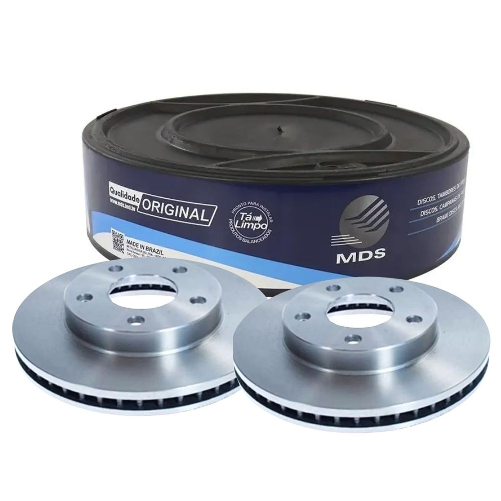 Par Disco Freio Dianteiro S10 Blazer 1995 A 2012 5 Furos em Oferta na Shopee