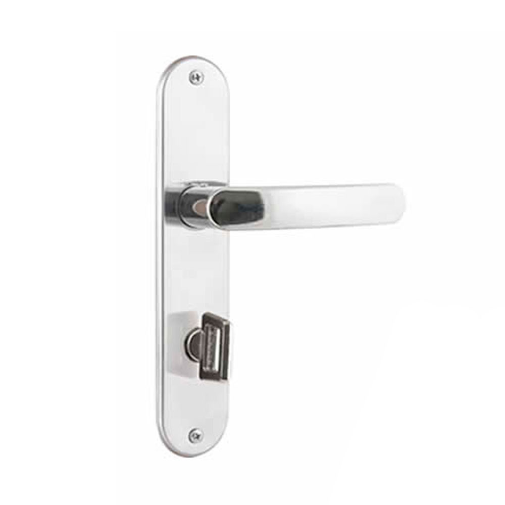 Fechadura Aliança Inox Premium p/ Banheiro CX40 2800/71 Maçaneta Alavanca