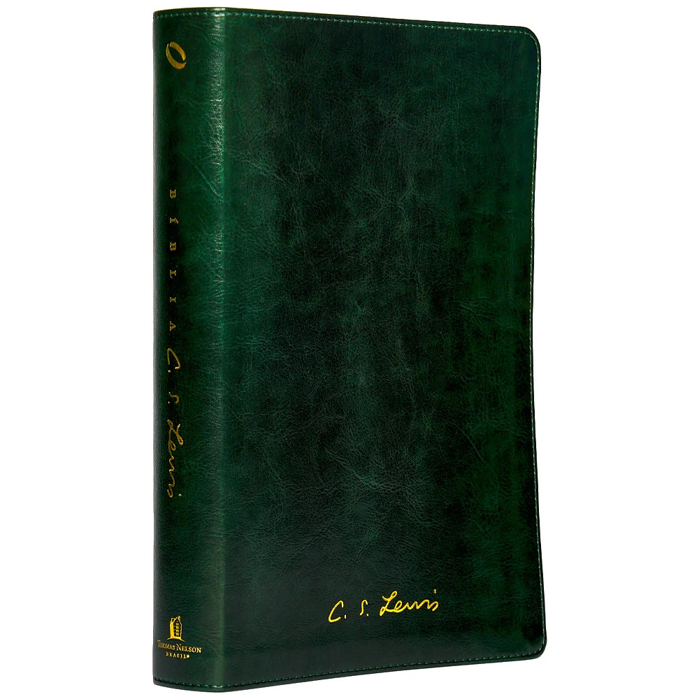 Bíblia C. S. Lewis | NVI | Couro-Soft Verde| Leitura Perfeita