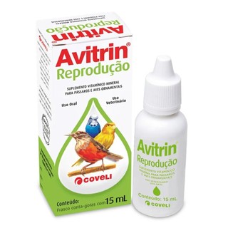 Avitrin Reprodução Suplemnto Para Pássaros 15 ml - Coveli