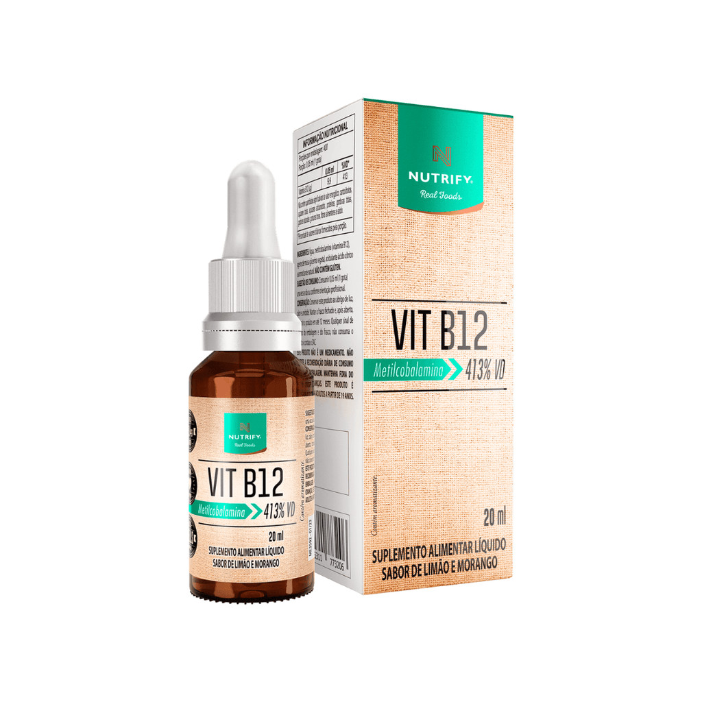 Vitb12 Liquida 20ml 1 Un Nutrify em Oferta na Shopee