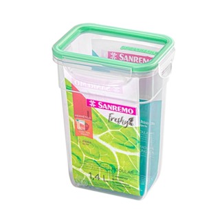 Pote Plástico com Travas Hermético Verde Menta 1,4L Freshy Sanremo em Oferta na Shopee