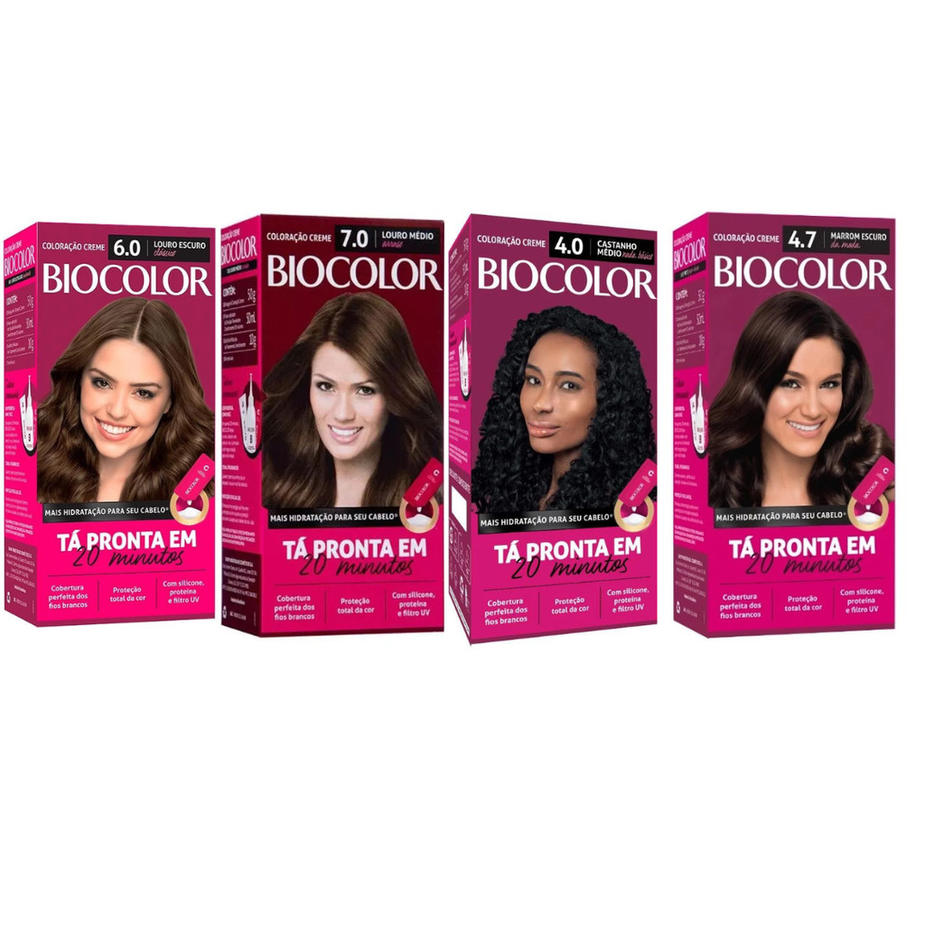 Tinta de Cabelo Coloração Biocolor - Escolha a Cor