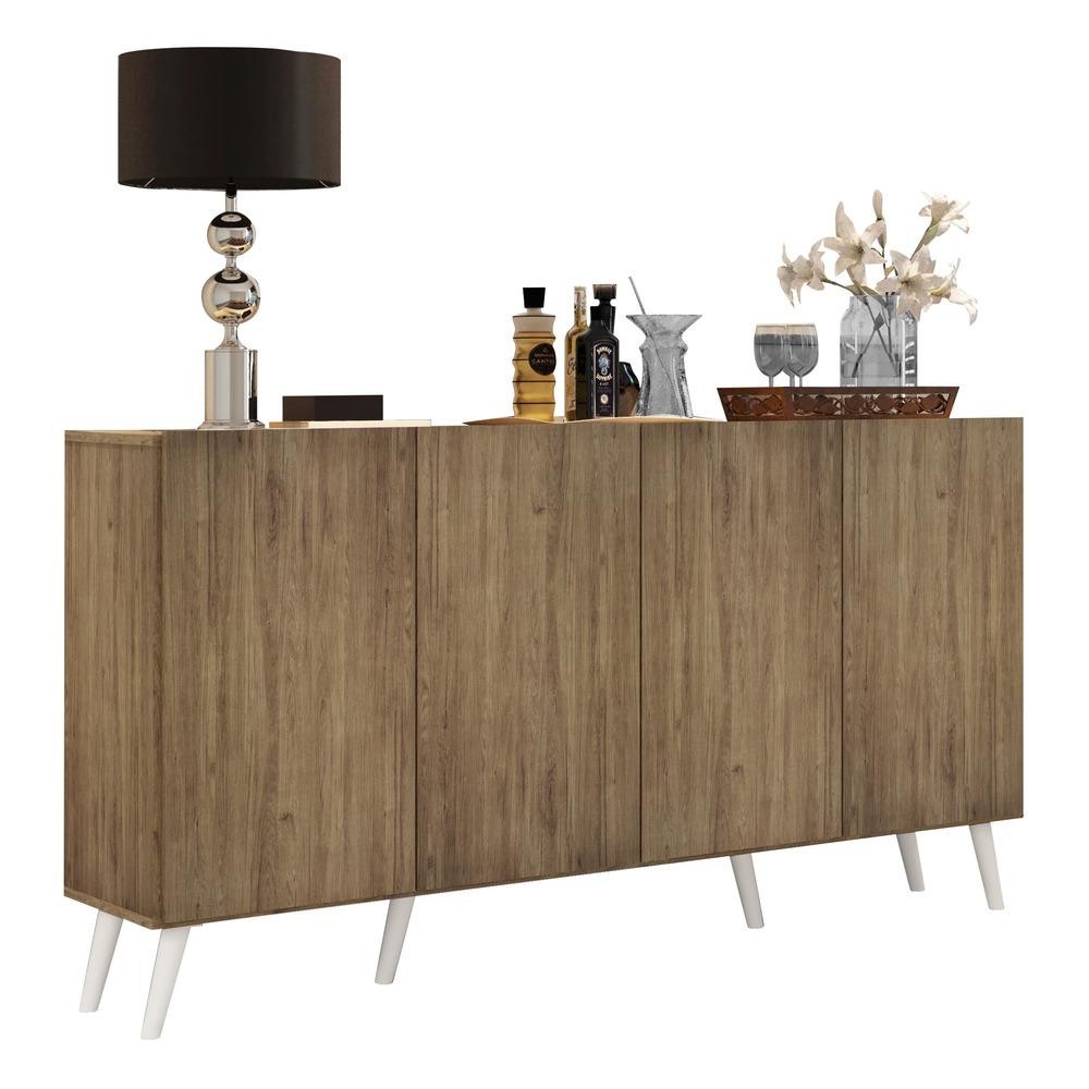 Aparador Buffet 4 Portas Retrô Veneza Multimóveis V3556 - Home & Living