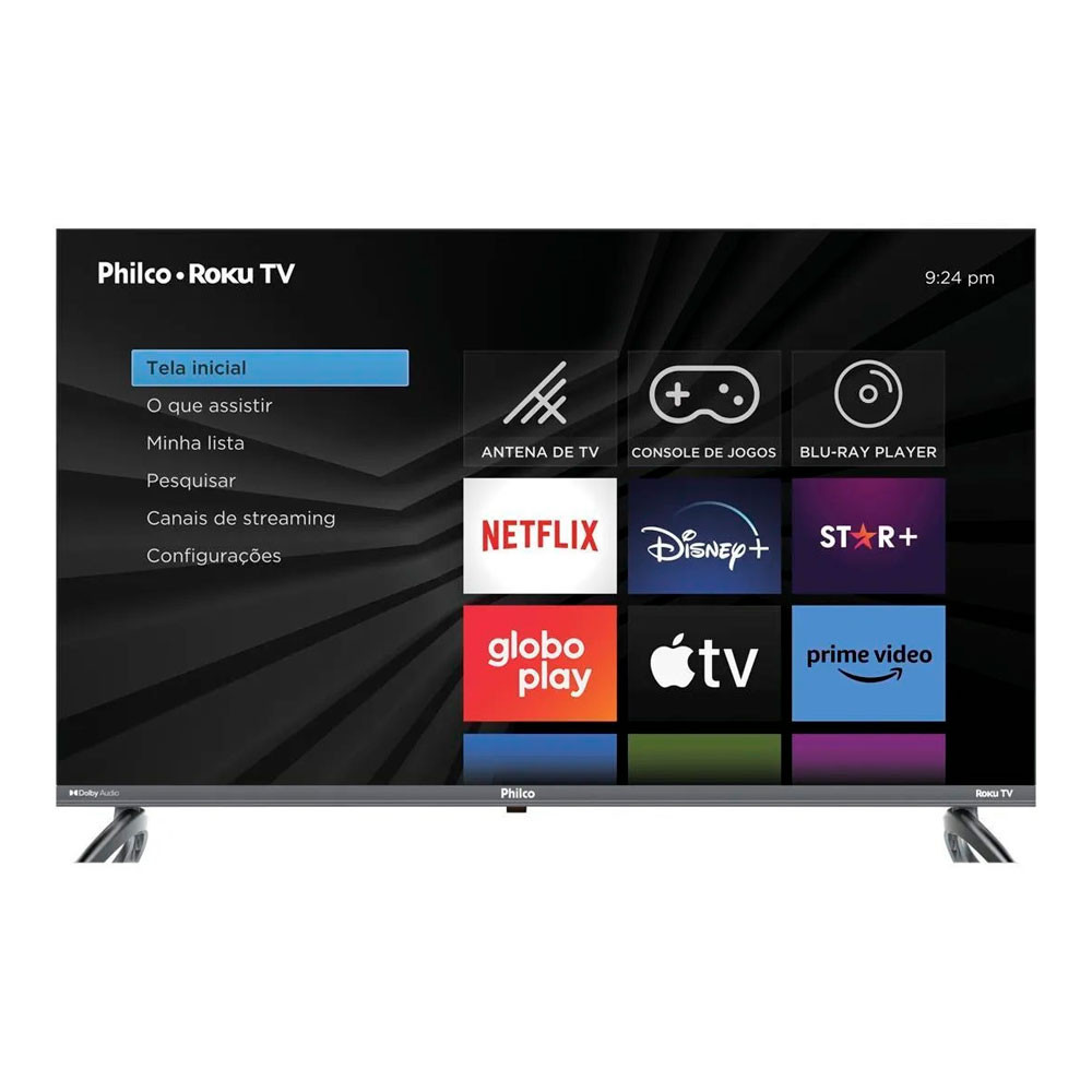 Smart TV PTV32K34RKGB 32 Polegadas DLED Roku TV Philco