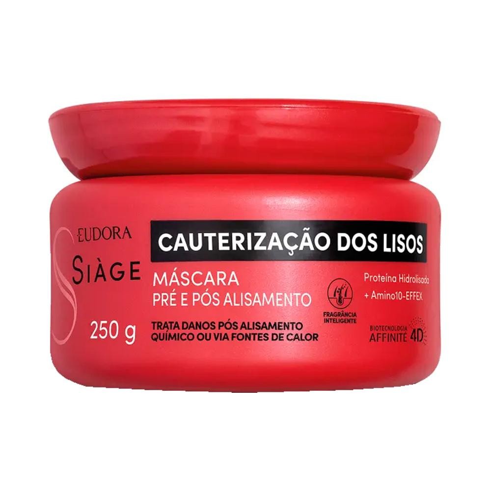 Eudora Siàge Cauterização dos Lisos Máscara de Hidratação 250g em Oferta na Shopee