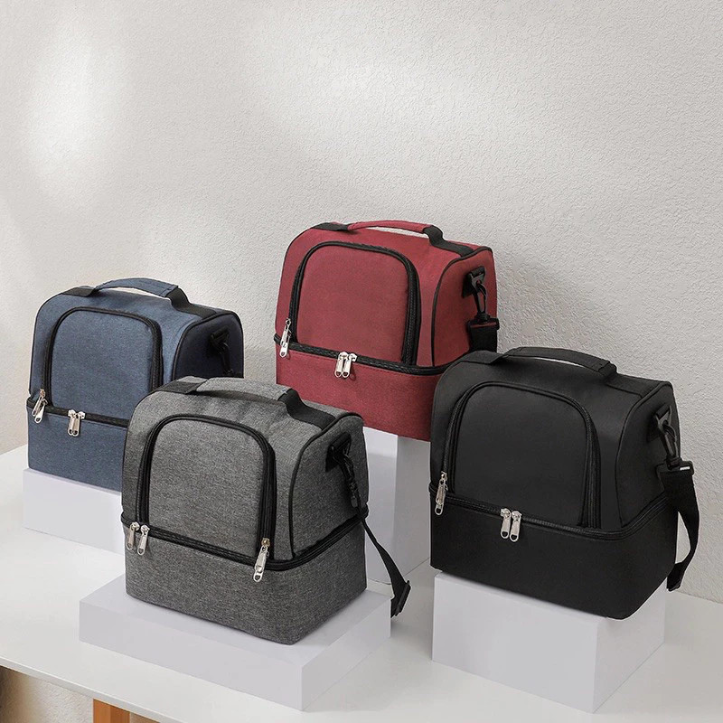 Bolsa Termica Piquenique Multifuncional De Camada Dupla Com Alca Para Viagens Ao Ar Livre