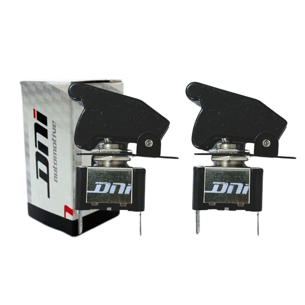 Kit 2 Chave Botão Liga Desliga 2 Posições Preta Tipo Caça em Oferta na Shopee