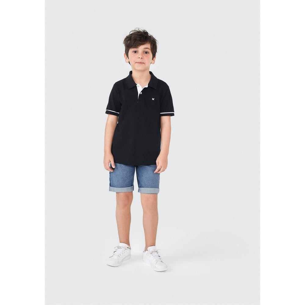 Bermuda Jeans Infantil Menino Reta Hering Kids