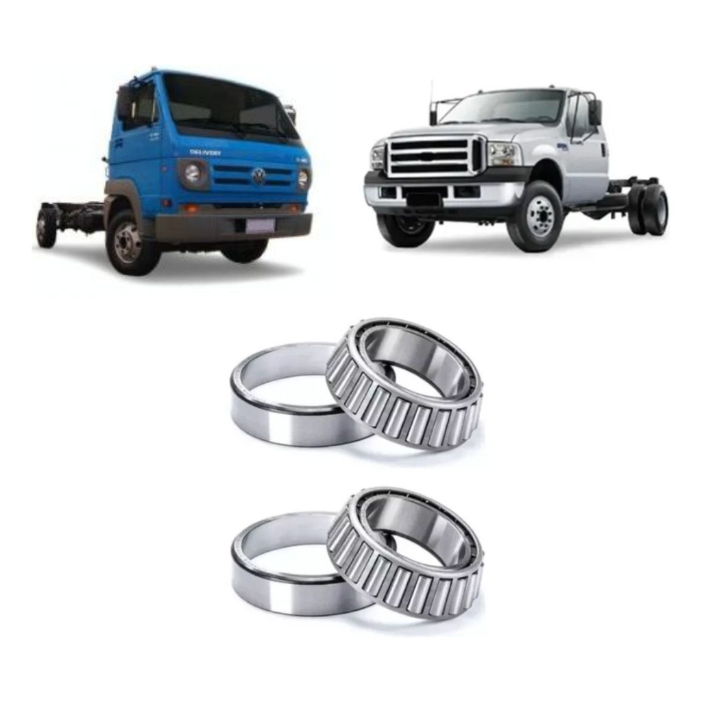 Par Rolamentos Lateral Caixa Satélite Ford F4000 F250 F350