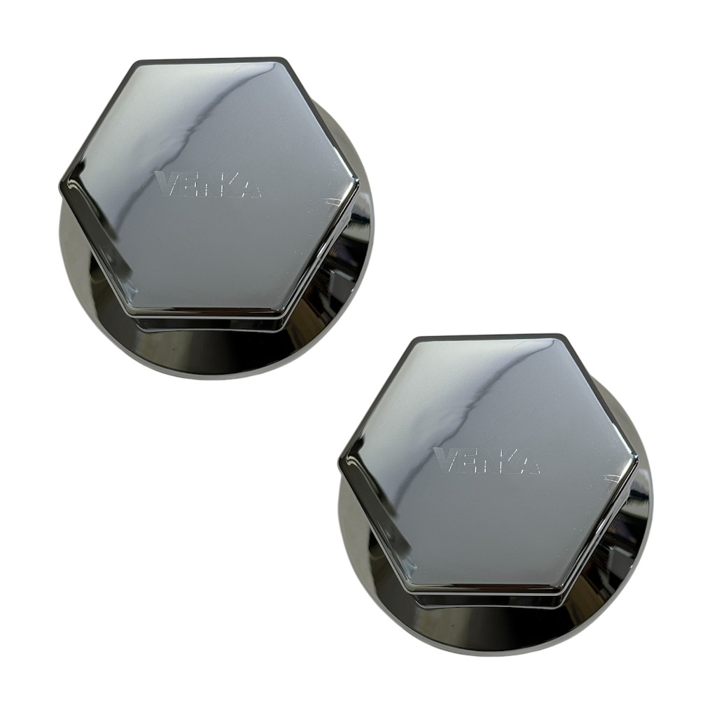 Par Sobre Tampa Cromada Cubo Dianteira Iveco Sem Emblema em Oferta na Shopee