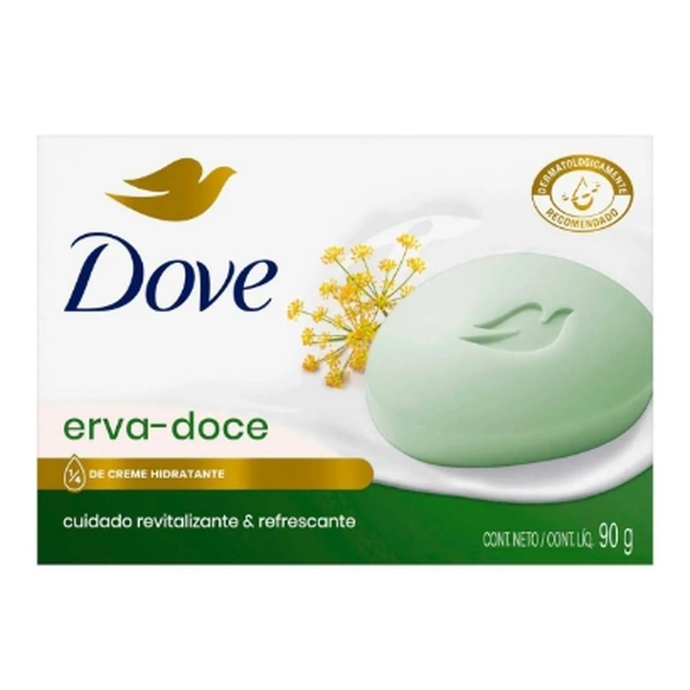 Sabonete em Barra Dove Erva Doce 90g