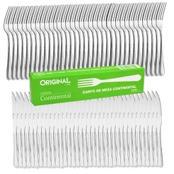 Kit 240 peças 120 Garfos e 120 Facas Aço Inox Continental Buffet Restaurante Lanchonete Padaria