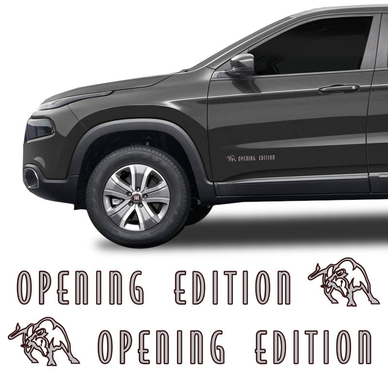 Adesivo Lateral Opening Edition Toro 2017/ Emblema Da Porta em Oferta na Shopee