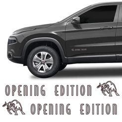Adesivo Lateral Opening Edition Toro 2017/ Emblema Da Porta