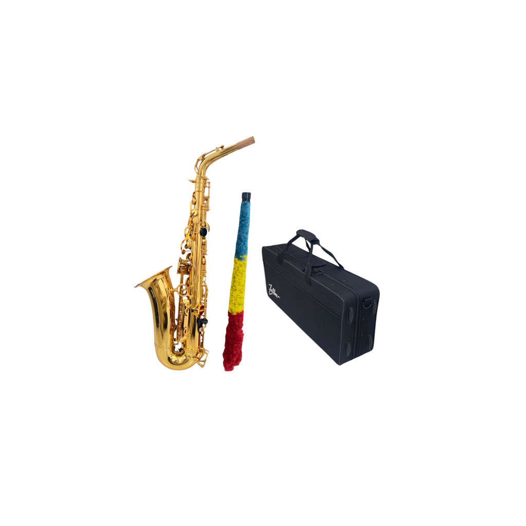 Saxofone Zellmer Alto Laqueado Afinação Mib (Eb) -ZAS-600L